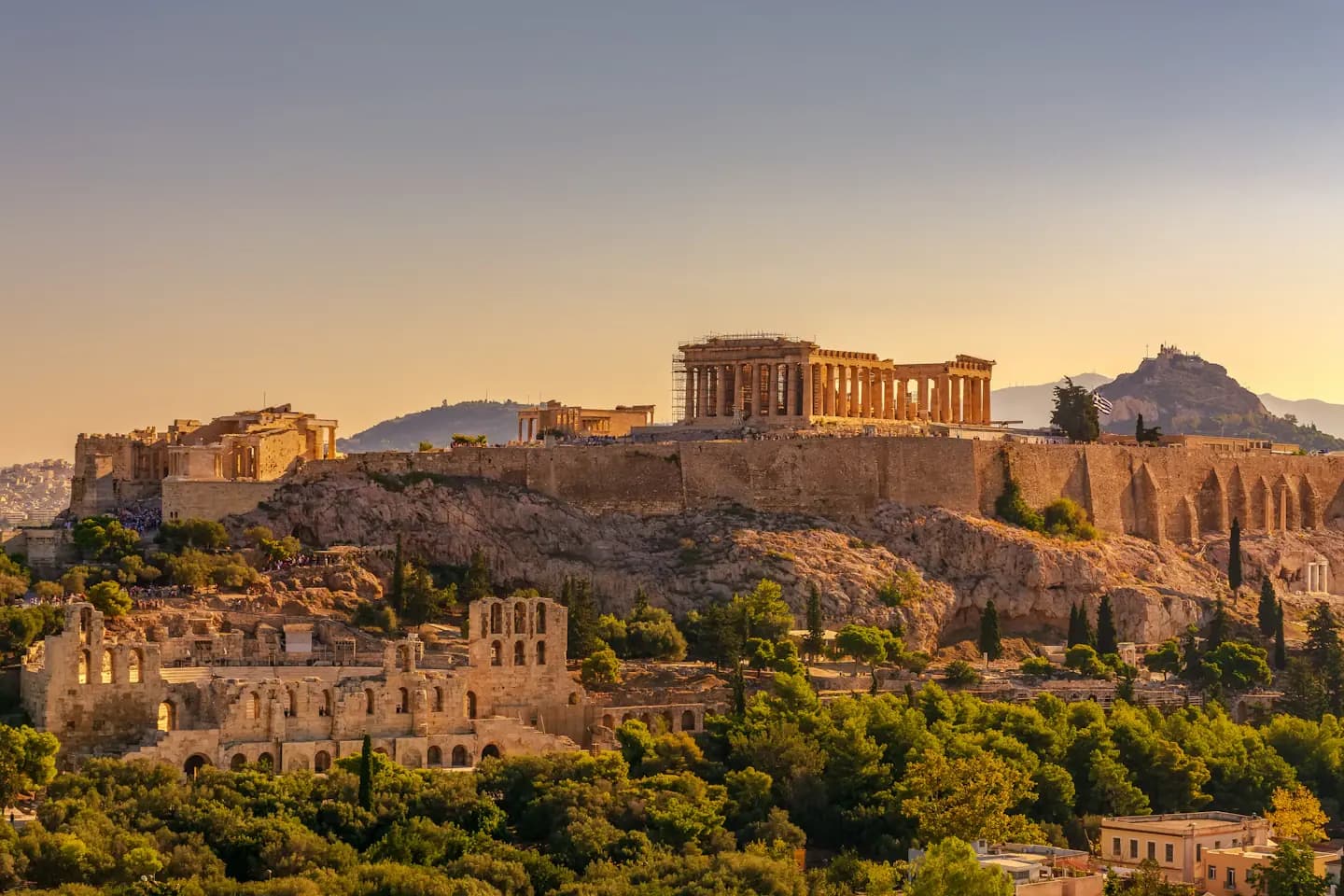 Acropolis overlooking Athens