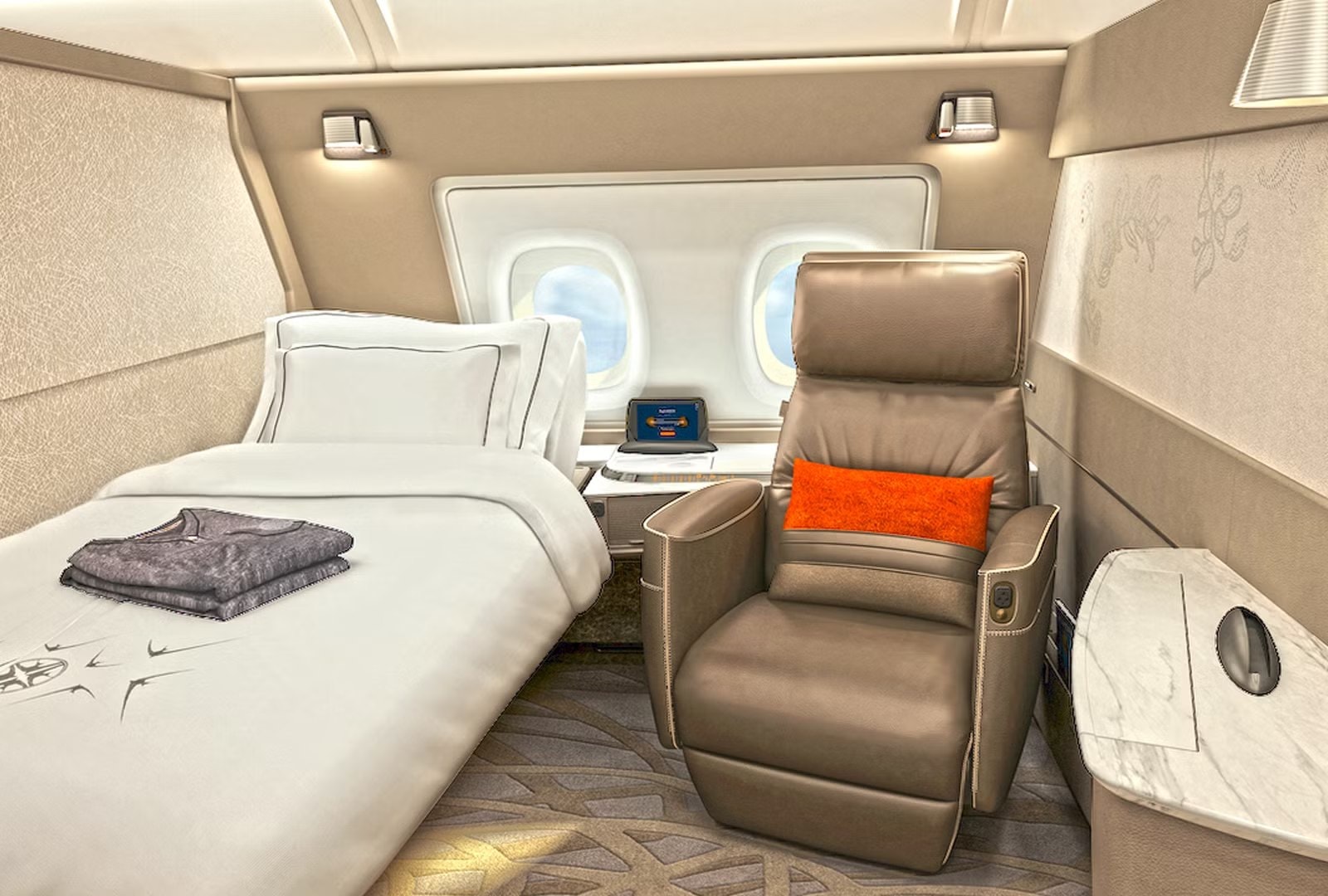 Premium aircraft cabin